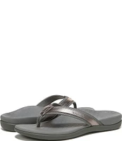 Vionic Tide Patent Leather Thong Sandals