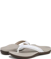 Vionic Tide Patent Leather Thong Sandals