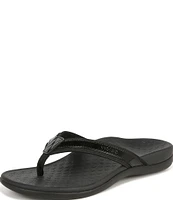 Vionic Tide Patent Leather Thong Sandals