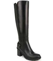 Vionic Trabuco Leather Block Heel Tall Boots