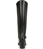 Vionic Trabuco Leather Block Heel Tall Boots