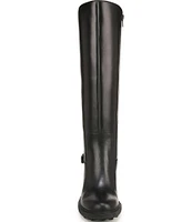 Vionic Trabuco Leather Block Heel Tall Boots