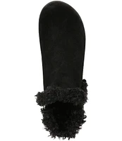 Vionic Unwind Suede Faux Shearling Lined Bootie Slippers