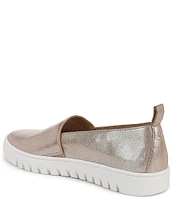 Vionic Uptown A-line Packable Leather Slip Ons