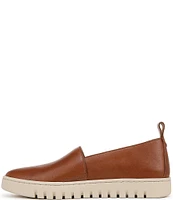 Vionic Uptown A-line Packable Leather Slip Ons