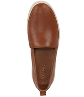 Vionic Uptown A-line Packable Leather Slip Ons