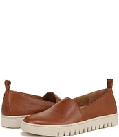 Vionic Uptown A-line Packable Leather Slip Ons