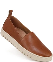 Vionic Uptown A-line Packable Leather Slip Ons