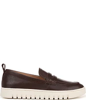 Vionic Uptown Leather Packable Travel Penny Loafers