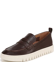 Vionic Uptown Leather Packable Travel Penny Loafers