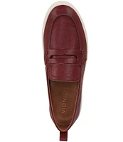 Vionic Uptown Leather Packable Travel Penny Loafers