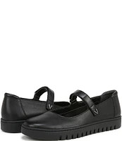 Vionic Uptown Mary Jane Leather Platform Mary Janes