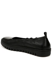 Vionic Uptown Packable Leather Ballet Slip Ons