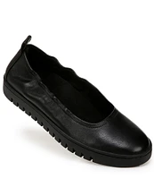 Vionic Uptown Packable Leather Ballet Slip Ons