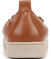 Vionic Uptown Packable Leather Ballet Slip Ons