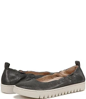 Vionic Uptown Packable Leather Ballet Slip Ons