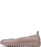 Vionic Uptown Packable Leather Ballet Slip Ons