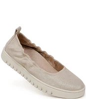 Vionic Uptown Packable Leather Ballet Slip Ons