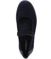 Vionic Uptown Suede Platform Mary Janes