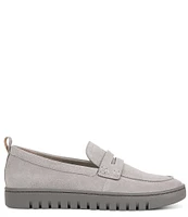 Vionic Uptown Suede Packable Travel Penny Loafers