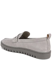 Vionic Uptown Suede Packable Travel Penny Loafers