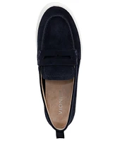 Vionic Uptown Suede Packable Travel Penny Loafers