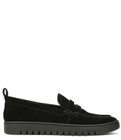 Vionic Uptown Suede Packable Travel Penny Loafers