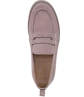 Vionic Uptown Suede Packable Travel Penny Loafers