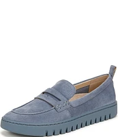 Vionic Uptown Suede Packable Travel Penny Loafers