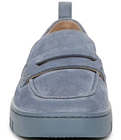 Vionic Uptown Suede Packable Travel Penny Loafers