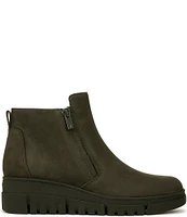 Vionic Uptown Sur Leather Wedge Booties