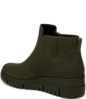 Vionic Uptown Sur Leather Wedge Booties