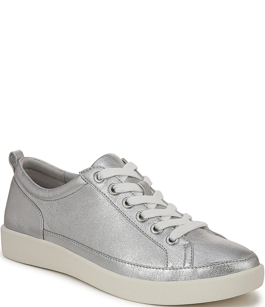 Vionic Winny Leather Detail Lace-Up Sneakers