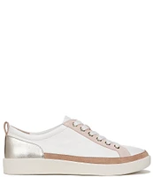 Vionic Winny Leather and Suede Colorblock Sneakers