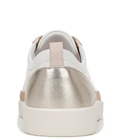 Vionic Winny Leather and Suede Colorblock Sneakers