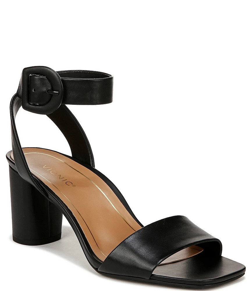 Vionic Zinfandel Leather Dress Sandals