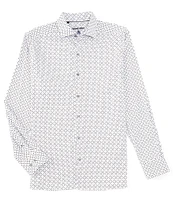 Visconti Mini Star Print Long Sleeve Woven Shirt