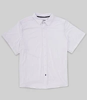 Visconti Stretch Textured Short Sleeve Woven Shirt