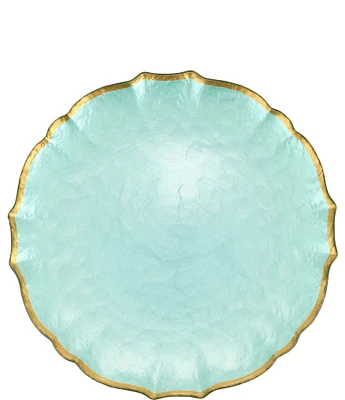 Viva by Vietri Baroque Glass Dinner Plate