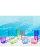 Viva by VIETRI Deco Assorted Short Tumblers, Set of 4