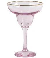 Viva by VIETRI Rainbow Margarita Glass