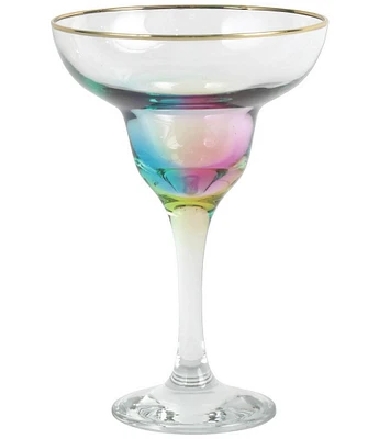 Viva by VIETRI Rainbow Margarita Glass