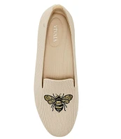 VIVAIA Audrey Stretch Knit Bee Happy Loafers