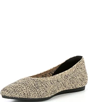 VIVAIA Aria 5.0 Marbled Stretch Knit Point Toe Flats