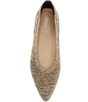 VIVAIA Aria 5.0 Marbled Stretch Knit Point Toe Flats