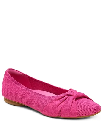 VIVAIA Bibi Stretch Knit Knotted Ballet Flats