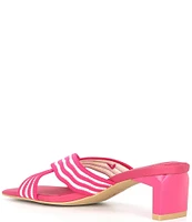 VIVAIA Jennifer Stretch Knit Cross Band Slide Sandals