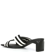 VIVAIA Jennifer Stretch Knit Cross Band Slide Sandals