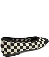 VIVAIA Margot 2.0 Stretch Knit Checkered Flats