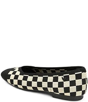 VIVAIA Margot 2.0 Stretch Knit Checkered Flats